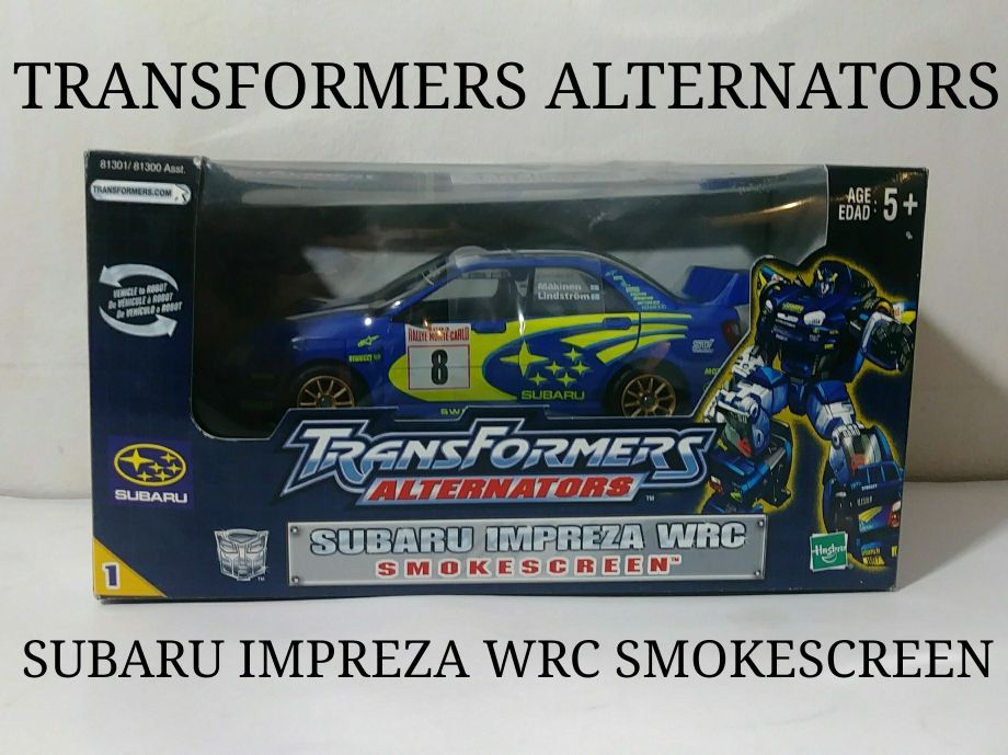 Transformers Alternators Smokescreen Subaru Impreza WRC Car to Robot Action Figure