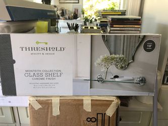 18” glass shelf from Target