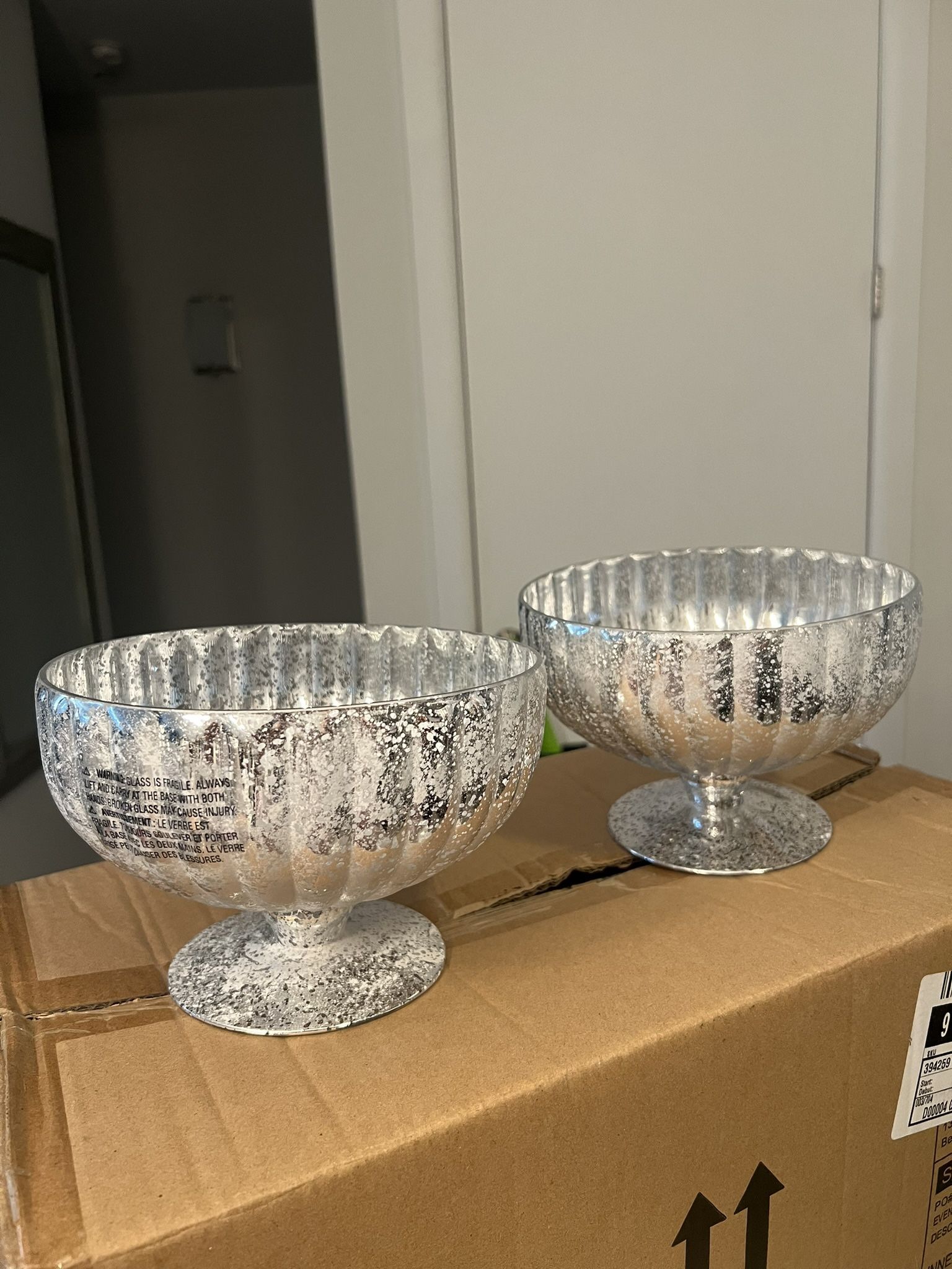 Glass Center Pieces