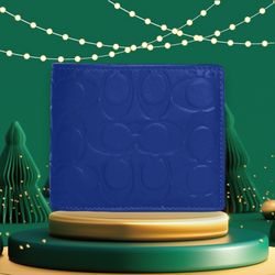 Coach Royal Blue 3-1 Wallet 