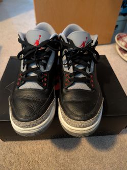 Jordan 3 Black cement size 11