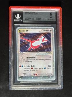Latias ex 93/97 EX Dragon Holo English Ultra Rare BGS9