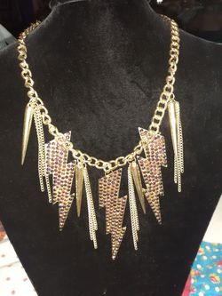Lightning bolt necklace