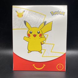 (NEW) 2021 McDonald's Pokémon 25th Anniversary Happy Meal Toy #1 (PERFECT FOR VALENTINES DAY)