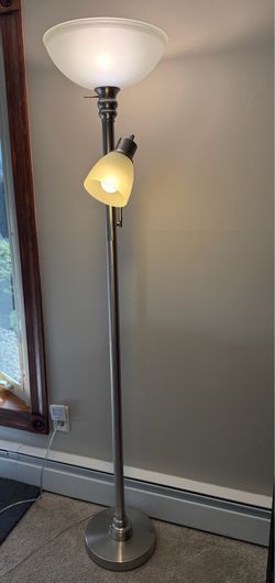 Floor Lamp - Brushed Silver
