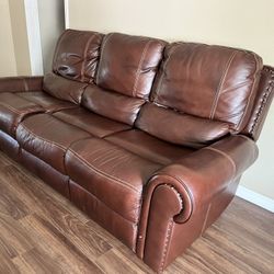 Brown Reclining Couch $500 OBO 