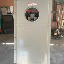 200 Amp Meter Panel Overhead