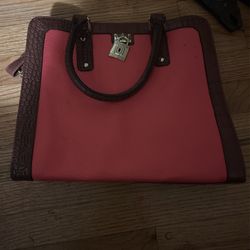 Woman Brown And Orange Bags 