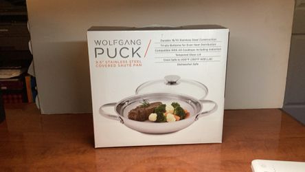 Wolfgang puck 9.5 inches stainless steel covered sauté pan