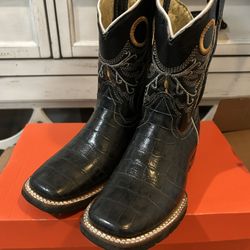 Black Cowboy Boots For Kids
