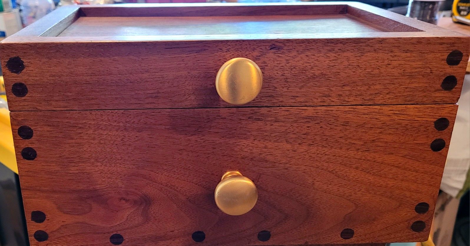 Custom Walnut/black Walnut Wooden Box