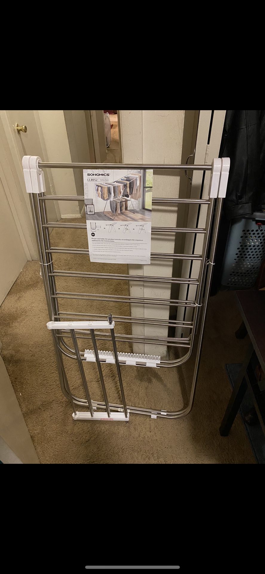 Songmics Clothes Rack With Sock Clips