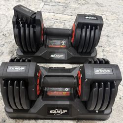 25/55 lbs Pair Adjustable Dumbbells Set, Adjustable Weights Dumbbells Set for Men and Women with Anti-Slip Fast Adjust Weight by Turning Handle,Black 