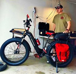 **READY TO RIDE** 26” EMtn bike 750w Hyd Brakes, super sturdy 400lb cap. Price just reduced $750