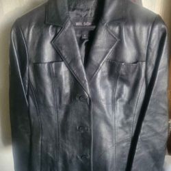 Womens Leather Blazer Jacket