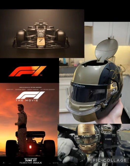 F1 POPCORN HELMET OFFICIAL MERCH FROM.THE MOVIE. $130