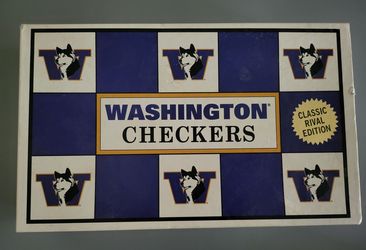 🏈 Vintage 1994 Washington Huskies vs WSU Cougars Collegiate Checkers – Classic Rival Edition
