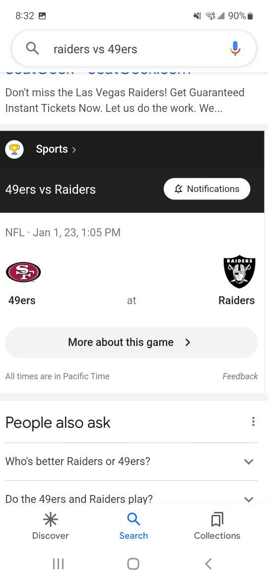 Raiders vs 49ers Allegiant Stadium VEGAS