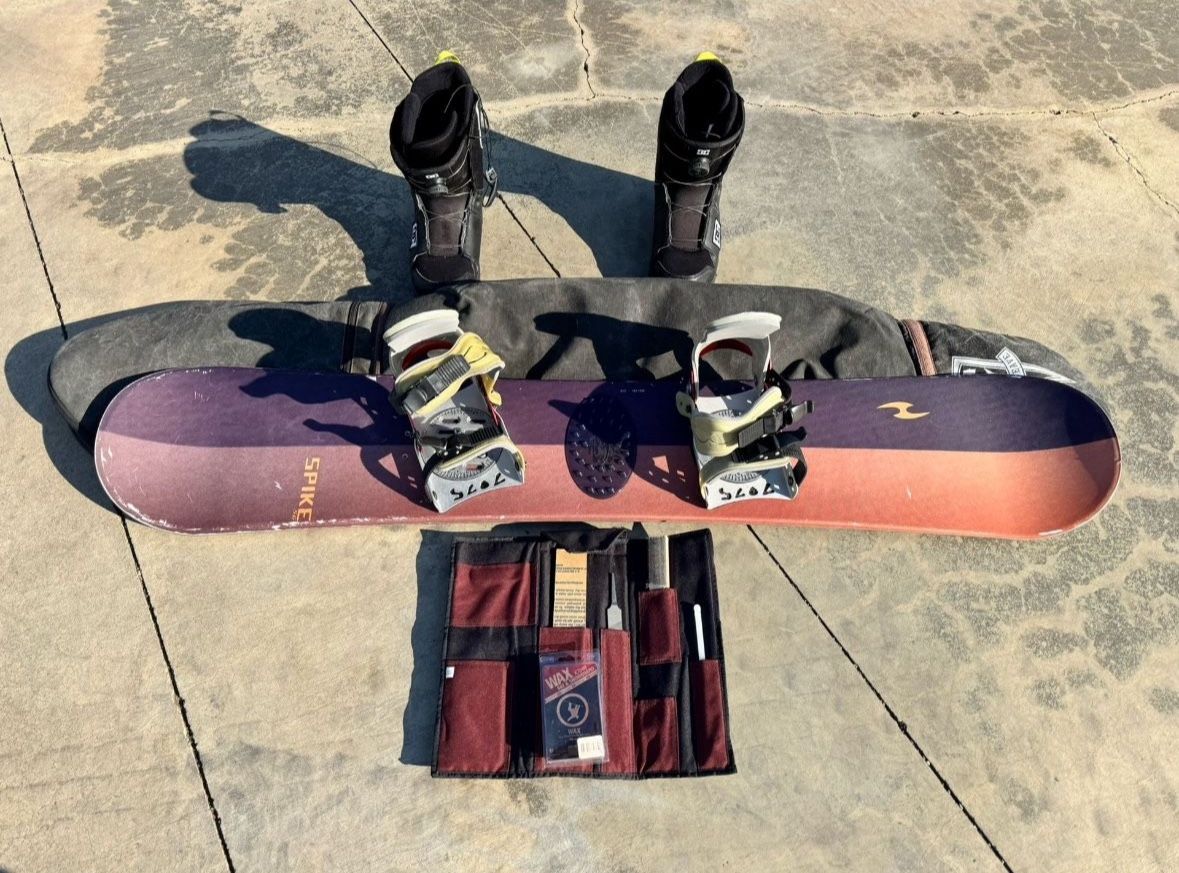Snowboard And Bindings