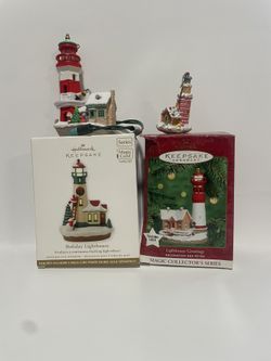 Magic Cord Lighthouse Ornaments