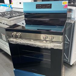 Frigidaire Electric Stove Glass Top In Stainless Steel 