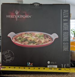 Hell's Kitchen Pizza  &  More, Round Stone - Brand New