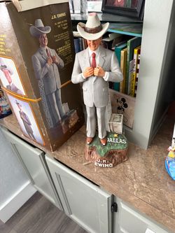 J.R. Ewing Dallas TV Series Figurine with Box
