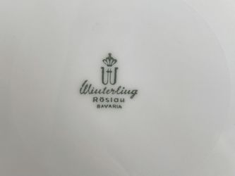Vintage Winterling Roslau Bavaria Tea Cup, Saucer, And Dessert Plate Thumbnail