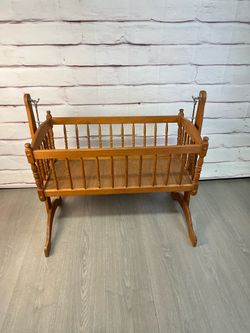 Vintage Baby Bassinet Basket