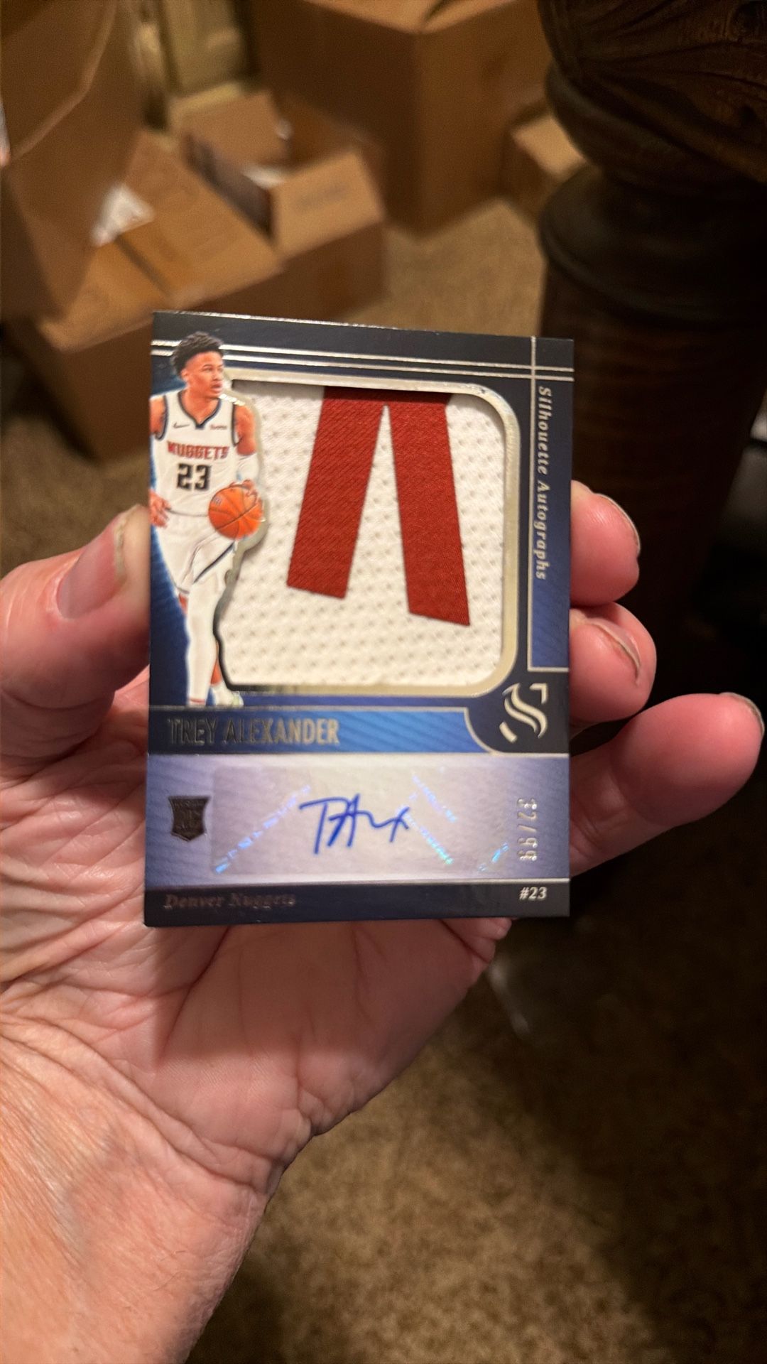 24/25 TREY  ALEXANDER  Auto Out Of 99 Patch