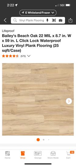 NEW !! Lifeproof Baileys Beach Oak