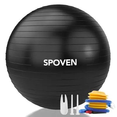 Spoven Yoga Ball Black 65cm