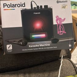 Polaroid Karaoke Machine With Microphone
