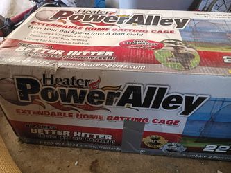 Title: Heater Sports PowerAlley Home Batting Cage - 22' x 12' x 8'