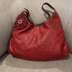 Genuine Leather Gucci Handbag In A Good Condition Gently Used