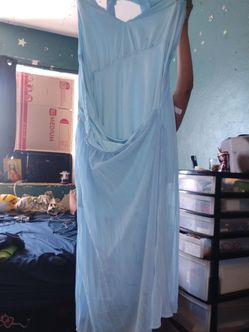 Blue dress size large