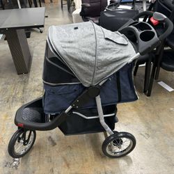 Premium Heavy Duty Pet Stroller for Small Medium Dogs and Cats, 3-Wheel Foldable Dog Stroller