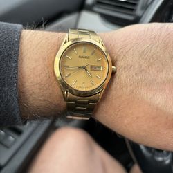 80s Near-Mint Seiko Quartz Gold Tone Men's Watch