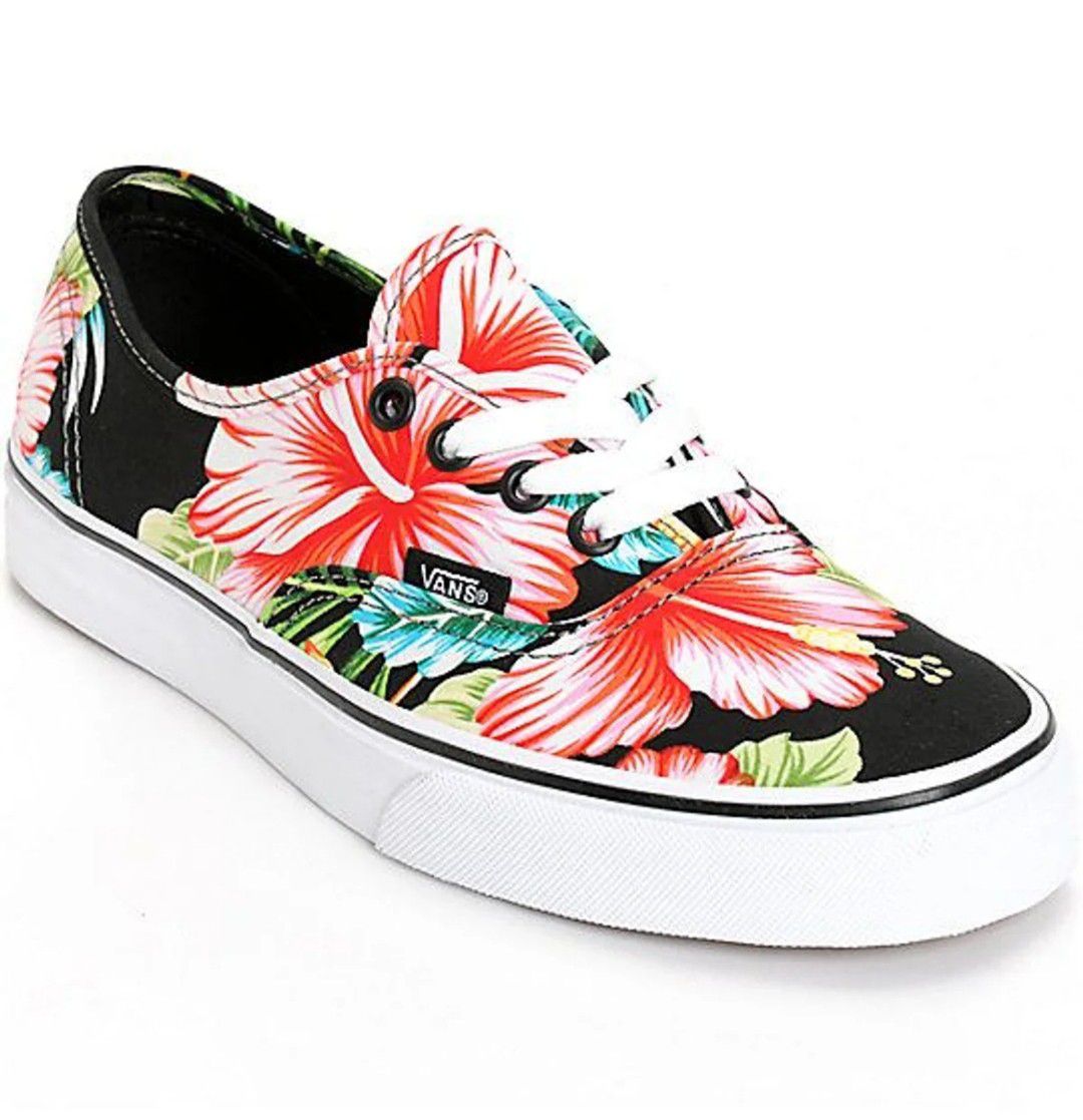 Vans Authentic Hawaiian Floral Black for Sale in Los Angeles, CA - OfferUp