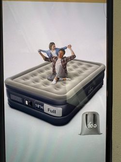Air mattress color deep  gary full side