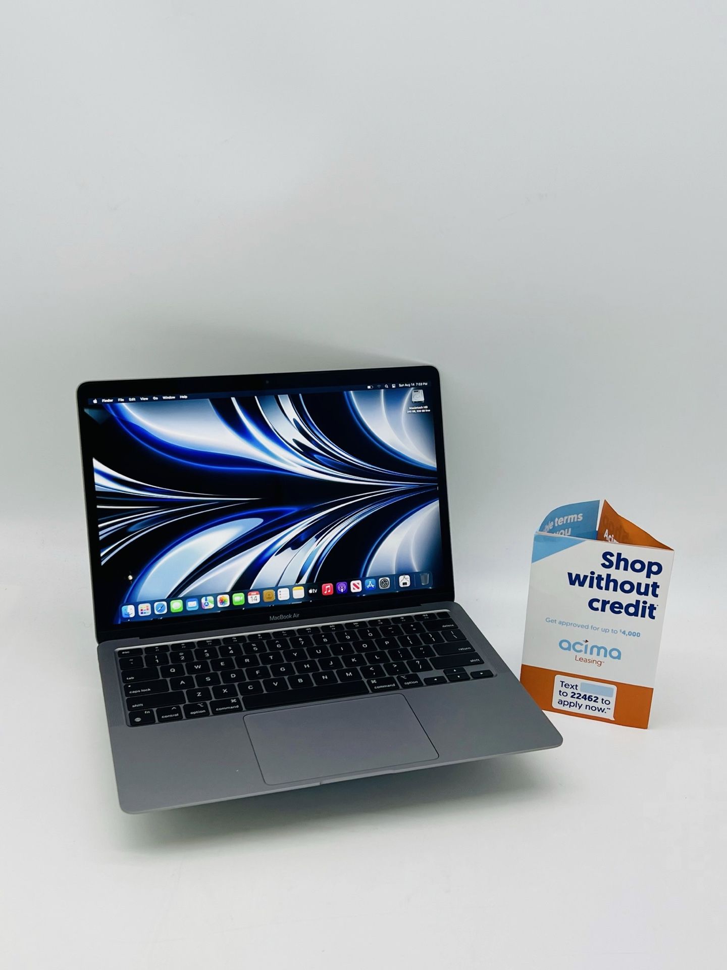 MacBook Air Laptop Space Grey 13” Screen Intel Core i5/8GB RAM 