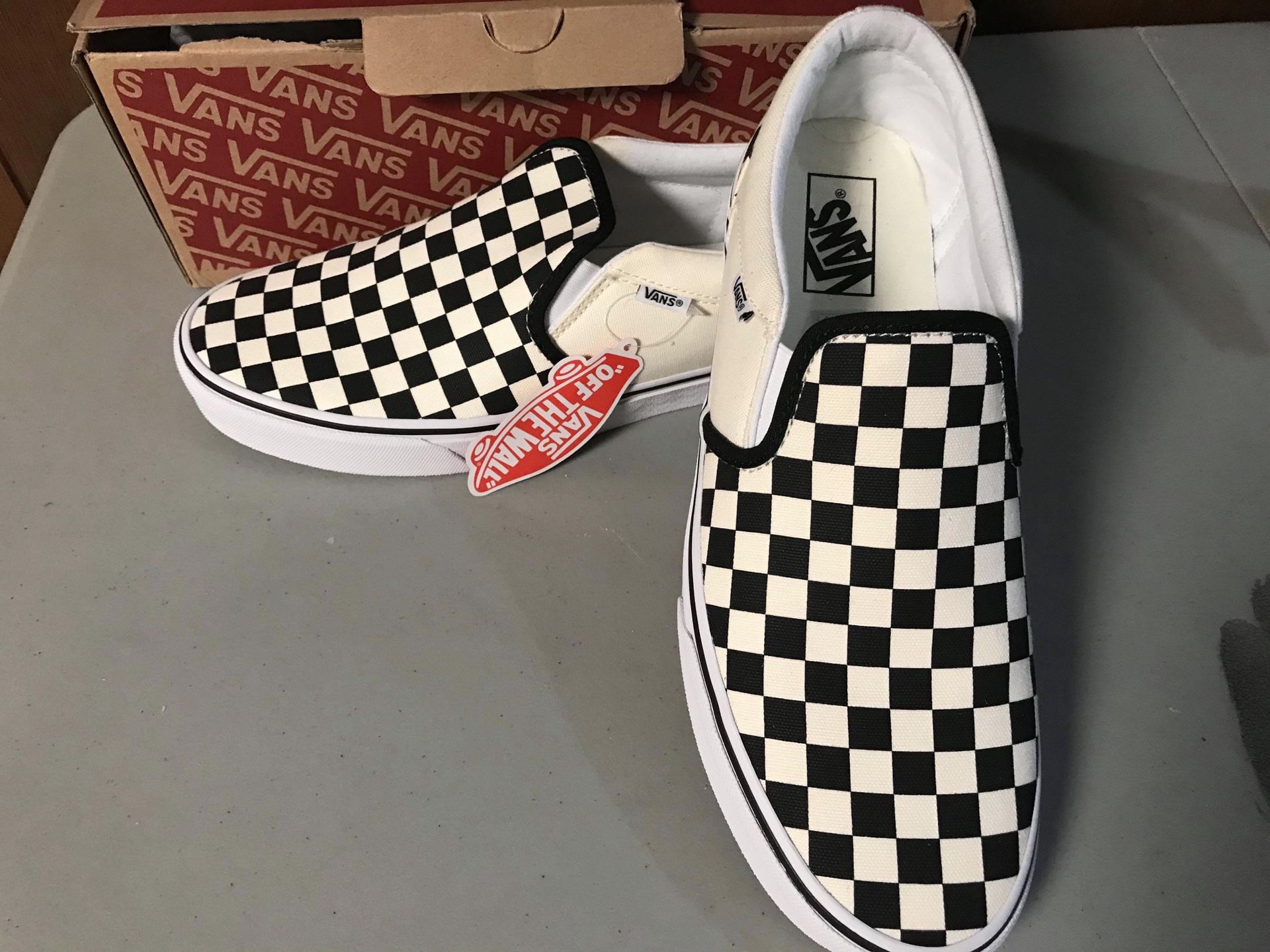 Vans CheckerBoard Slip ons shoes