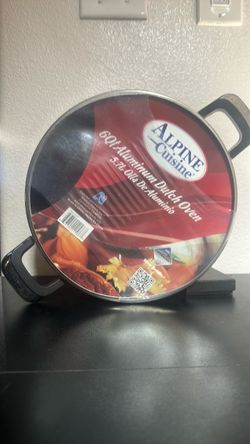 Alpine Cuisine 6Qt Aluminum Dutch Oven