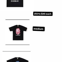 brand new bape shirts