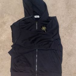 Stone Island Zip Up Hoodie