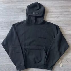 ESSENTIALS HOODIES FEAR OF GOD BLACK