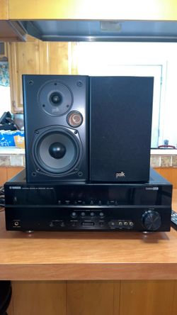 Yamaha receiver And Polk T15  speakers