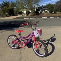Like New Girls Schwinn 18” Bike