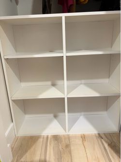 Storage shelves