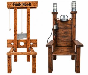 Halloween Prop Set – Guillotine and Electric Chair